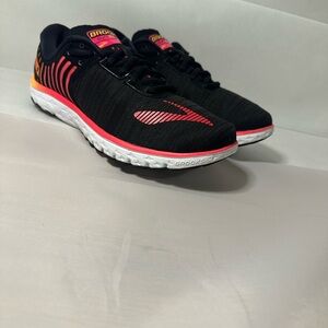 Brooks Womens Pure Flow 6 Black/ Pink Running Shoes Size 8.5 B